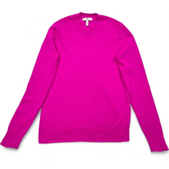 Banana Republic Women's Small Fuchsia Pink Cashmere Sweater Long Sleeve - Picture 1 of 8